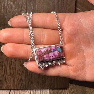 Pink dream handmade necklace